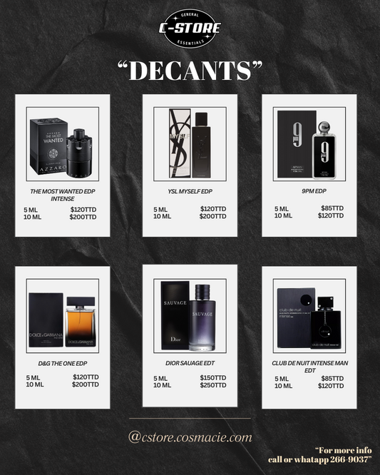 Decants for Travel